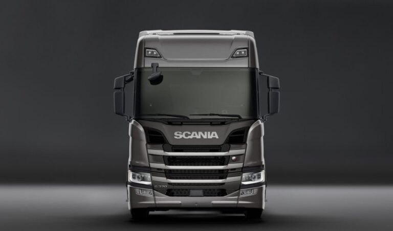 Ciężarówka Scania serii G z 2017 roku